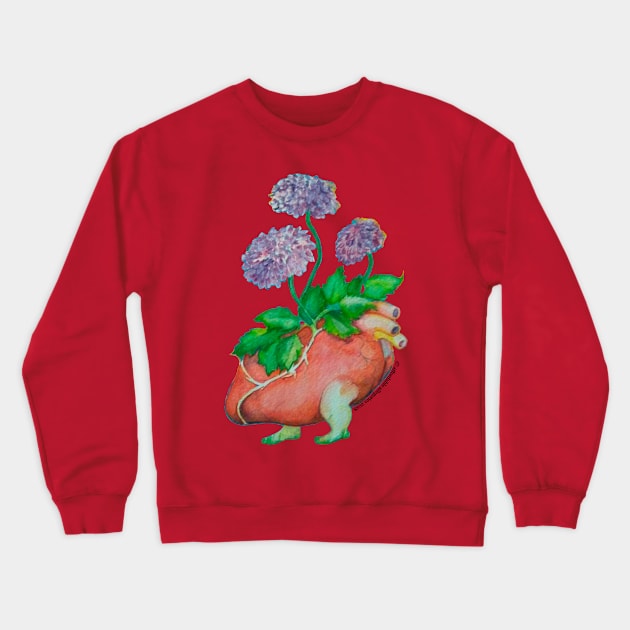 Wild at Heart Crewneck Sweatshirt by AllegoricalArt